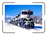 BN 9508 South at Sedalia CO. December 1997 * 800 x 540 * (78KB)